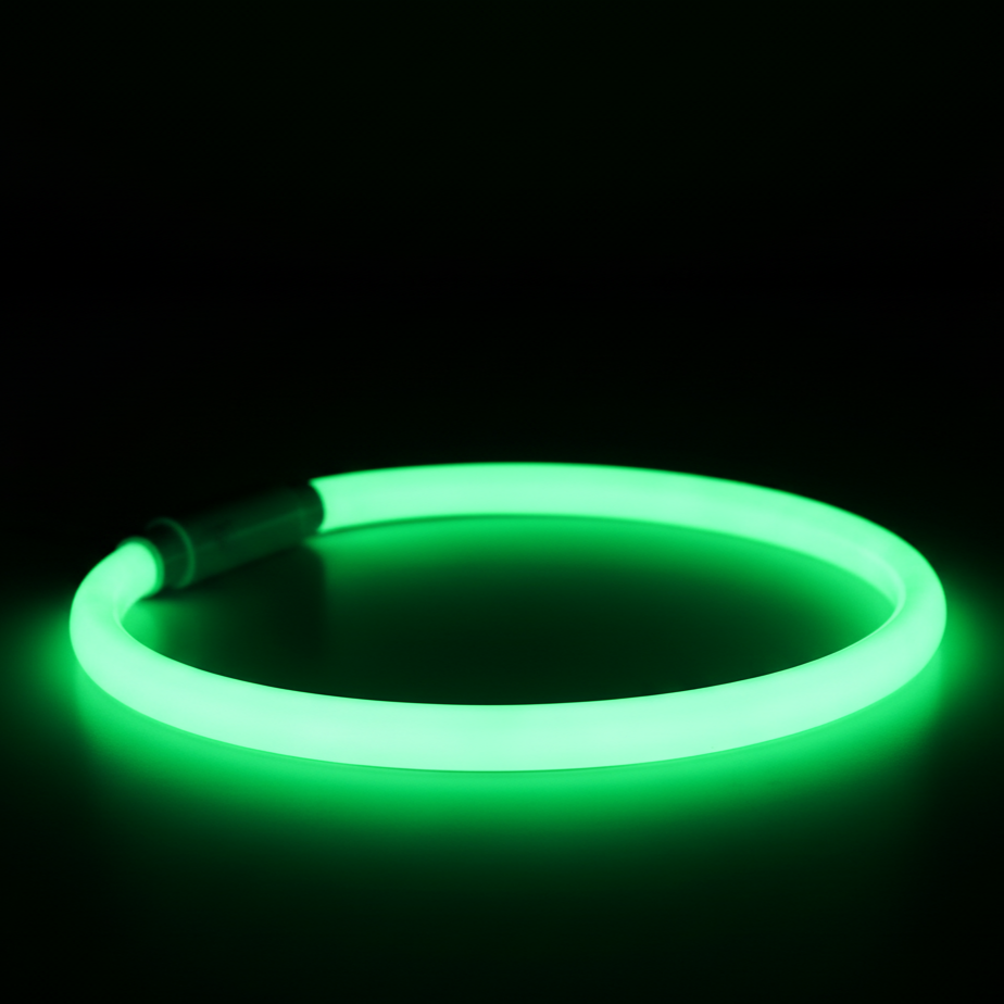 Collier LED rechargeable pour chien avec 3 modes lumineux, réglable, confortable et sécurisé pour promenades nocturnes