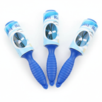 Rouleau adhésif anti-poils avec 40 feuilles, idéal pour enlever les poils de chien et chat sur meubles, tapis et vêtements.